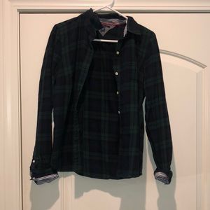 Tommy Hilfiger Plaid Button-Up